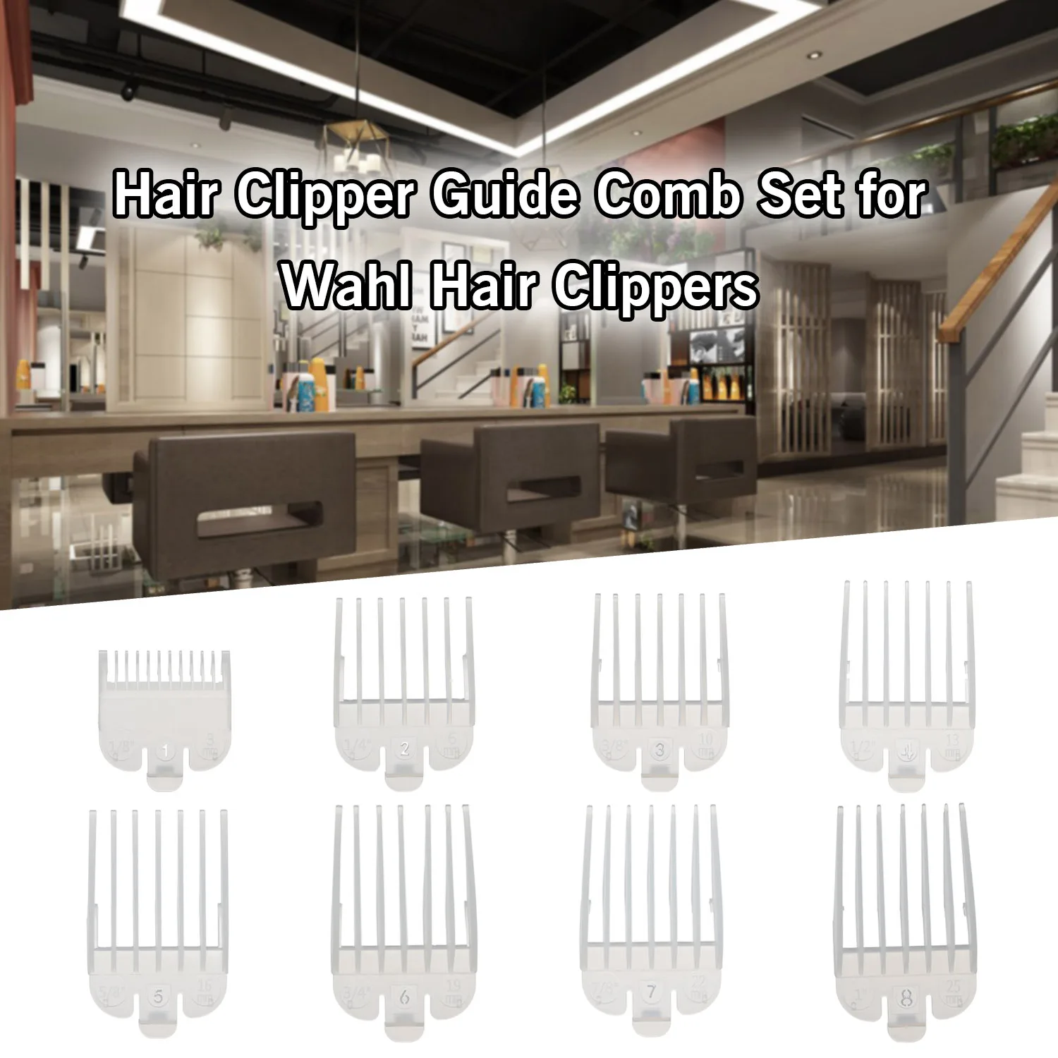 8 шт./компл. волос для стрижки гребень машинки предел расчески триммер ограждения