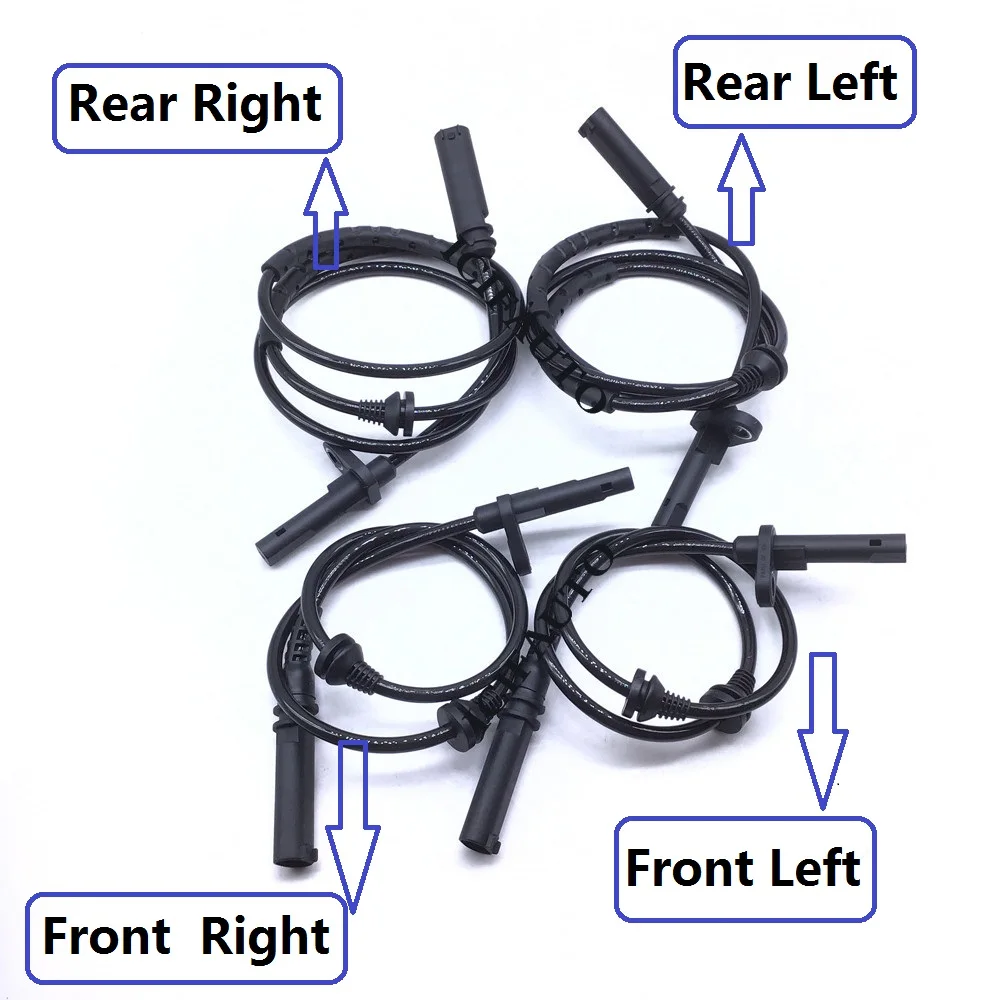 Передний и задний датчик скорости левого и правого АБС-пластика для BMW X5 E70 F15 F85 X6 E71 E72 F16 F86 OE #34526771776/34526771777