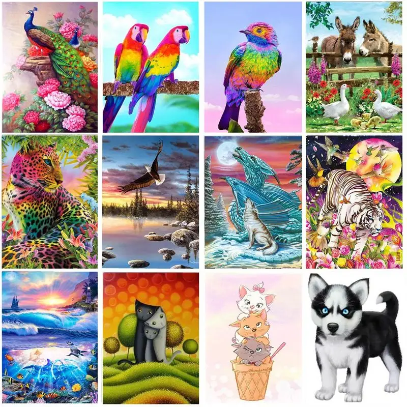 

100x80cm 5D full DIY diamond painting animals diamond mosaic diamond drawing diamond embroidery cross stitch decoration gift