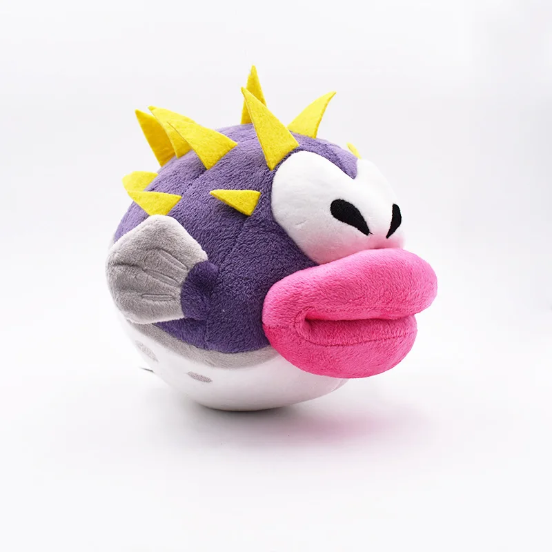 22 см Super Mario Bros Puffer Explosion Fish Мягкие плюшевые куклы игрушки мягкие украшения куклы Детский подарок SA3296