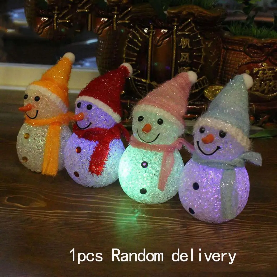 

New Christmas Luminous Hanging Snowman Pendant Christmas Random Tree Decoration