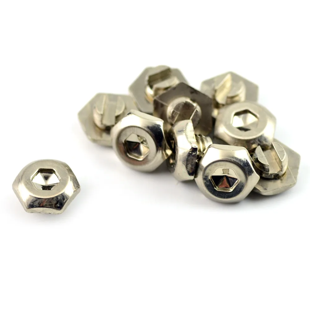 50pcs Wheel Rim Bolt Spike Rivets Nuts Rims Alloy Studs Lip Decoration Accessories