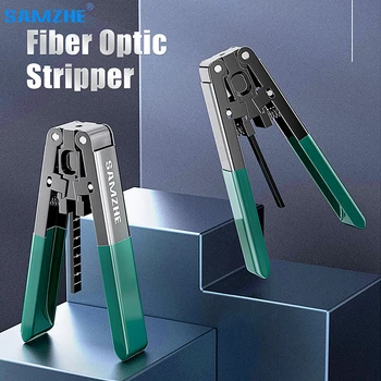 

New Fiber Optic Tool Kit Stripping Tools Fiber Optic Stripper FTTH Cable Sheath Striping Plier