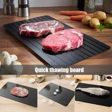 2-в-1 быстрое размораживание разделочная доска быстрого безопасный стейк морепродукты Поддон Для Оттаивания GHS99