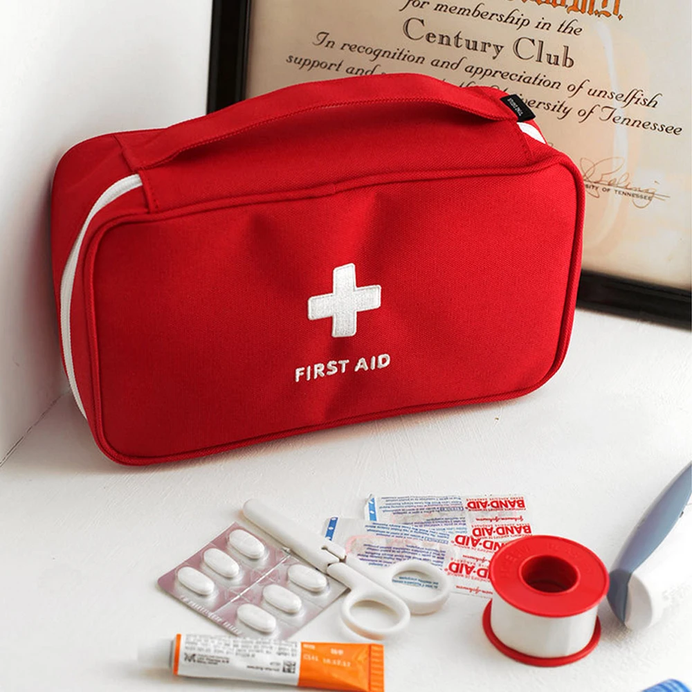 Портативная аптечка первой помощи, медицинская коробка для путешествий на открытом воздухе, для кемпинга, для выживания, медицинская сумка большой емкости для дома/автомобиля