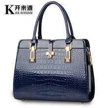 Женские сумки из натуральной кожи Новая легкая кожаная сумка женская сумка из крокодиловой кожи высокого качества сумки на плечо в западном стиле сумка