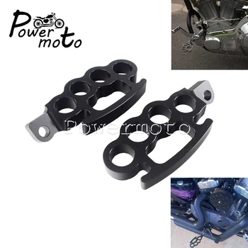 

Motorcycle Highway Footpeg Knuckle Footrest for Harley Honda Kawasaki Cruiser Shadow Boulevard Male Mount Foot Pedal VTX