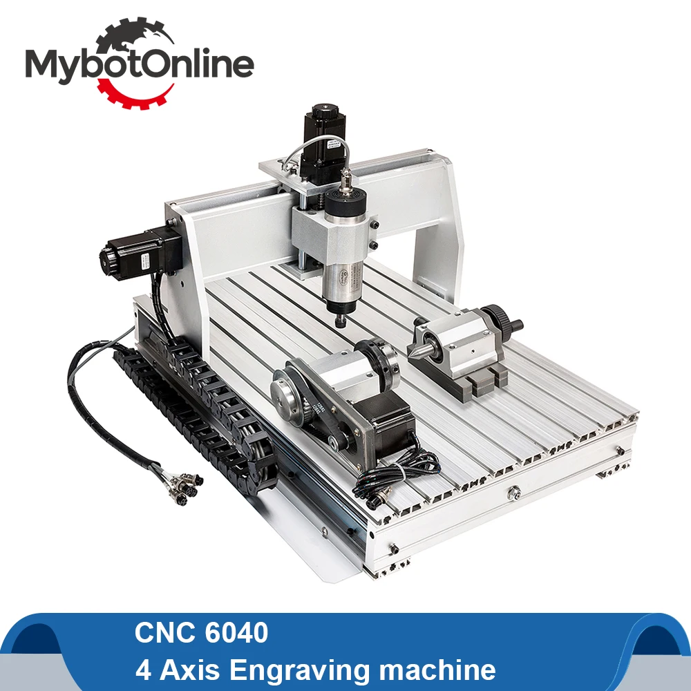 

CNC 6040 800W/1.5KW/2.2KW 4 Axis Engraver Engraving Machine MACH3 CNC Router Machine Support USB Milling Cutting Machine