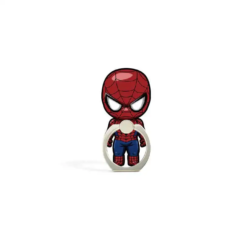 Универсальный металлический держатель Marvel с кольцом на палец для мобильного телефона, милый мультяшный держатель для телефона, подставка для iPhone Xs Max Xr, держатель кронштейна