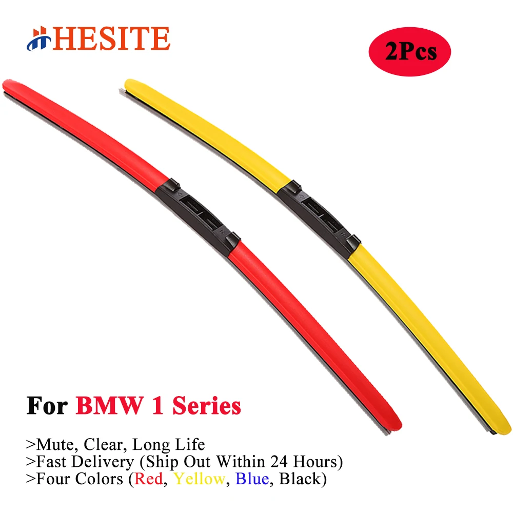 HESITE красочные стеклоочистители для BMW 1 серии E81 E82 E87 E88 F20 135I 128I аксессуары