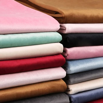 

100*150cm Velvet Fabric Thickening Matte Plush high quality Velvet curtains Pillow Sofa Dress DIY fabric Hand sewing 16 colors