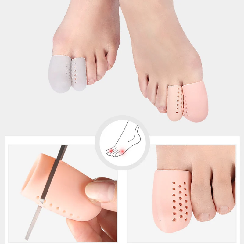 Toe Separators toe separators toe protectors Silicone Thumb Toe Protector Sleeve Separator Toe Covers