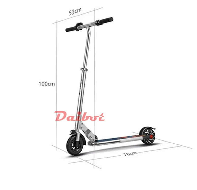 Daibot Portable Electric Scooter 2 Wheel Electric Scooters RemoteHand Brake AdultKids Yellow Folding Electric Kick Scooters  (16)