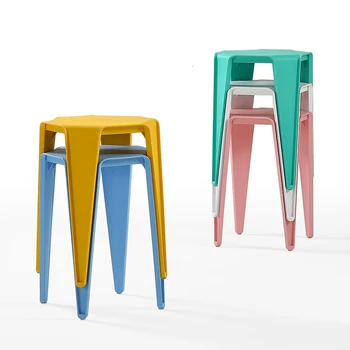 

Plastic Stool Household Thickening Modern Concise Adult Table Stool Northern Europe Type Ins High Stool The Bench