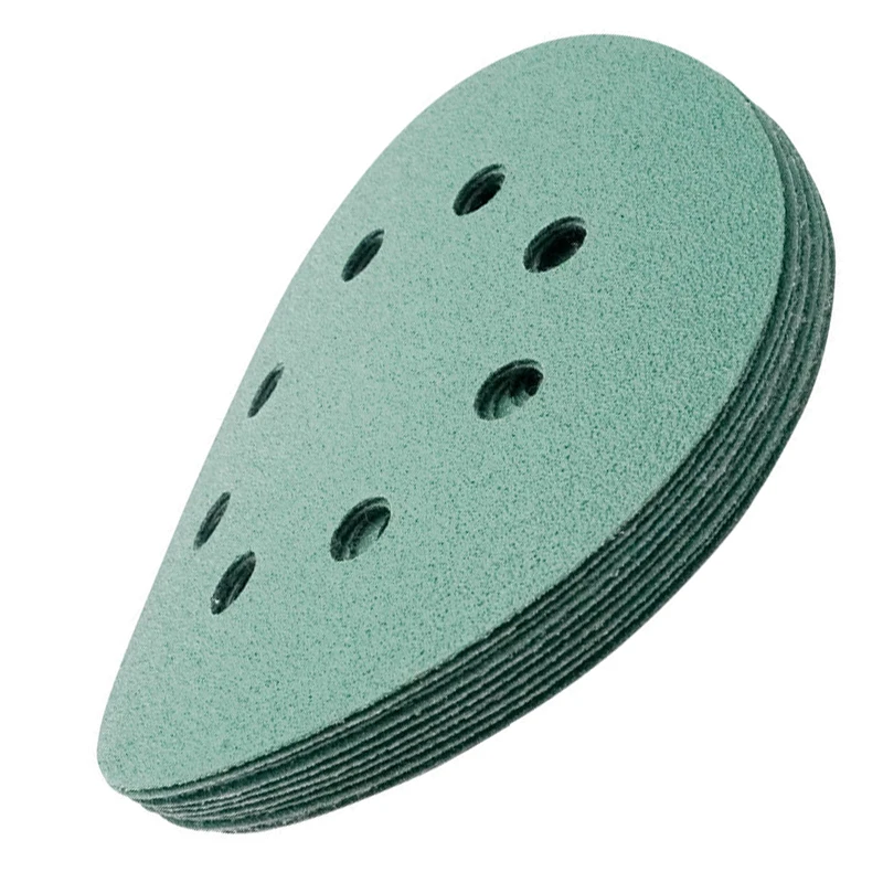 Green Sanding papers 30pcs Disc.Flocking.Dry Wet 2500 grit Woodworking