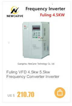 FULING 9 кВт VFD преобразователь частоты Инвертор для 9 кВт 220 В 380 В CNC электродвигатель привода шпинделя АТС NEWCARVE