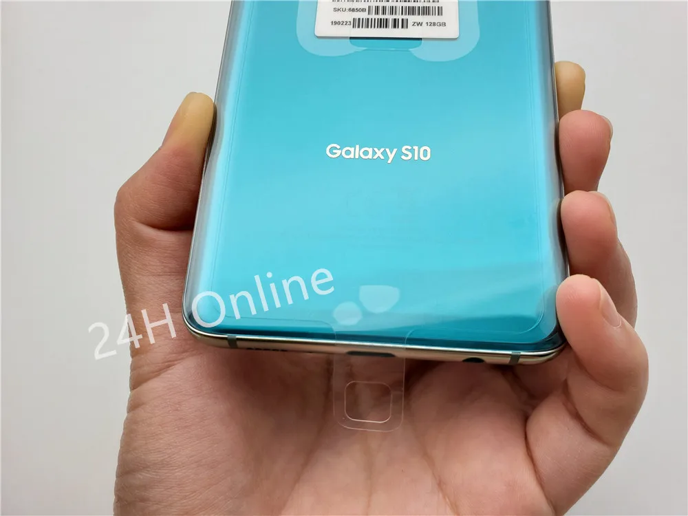 Samsung Galaxy S10 G9730 Dual sim 8GB RAM 128GB ROM 6.1" Octa Core Snapdragon 855 NFC LTE Original Unlocked Mobile Phone
