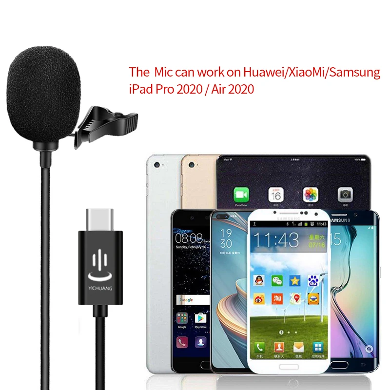 USB C Microphone for PC USB-C Phone, VIMVIP USB Type C Condenser Microphone  with Stand Plug & Plug Compatible with PC, Laptop, USB C Phone