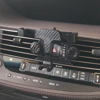 

Gravity Car Air Vent Outlet Dashboard Mobile Cell Phone Holder Reaction Clip Mount Cradle Aromatherapy GPS For LEXUS LS 2018