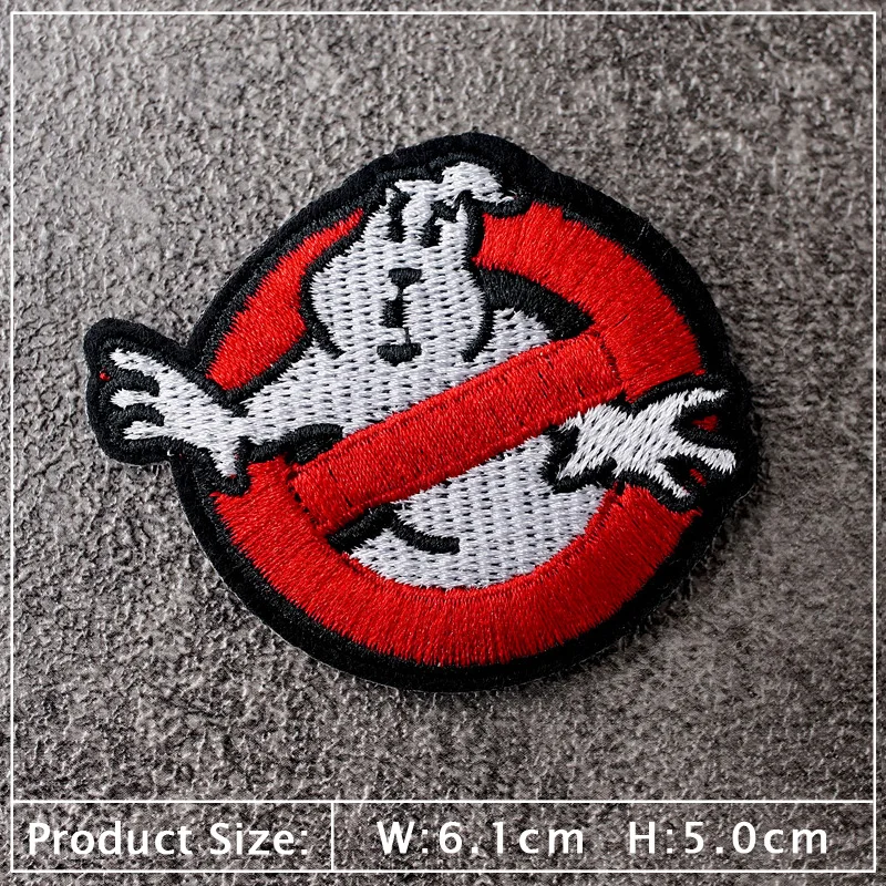 MUSIC WOLF ROCK AND ROLL Patch Embroidery Applique Ironing Sewing Supplies Decorative Badges For Clothing Accessories MAKE WISH 