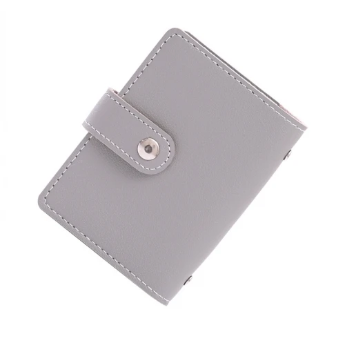 Противоугонная щетка щит NFC/rfid-карта Пакет 26 слотов для карт креативный визитница держатель для кредитных карт Обложка для паспорта - Цвет: gray