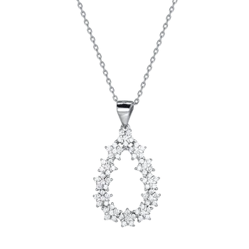 

Fahmi 2020 New Popular 100% 925 Sterling Silver Necklace1-3 High Quality Original Jewellery For Women Party Wedding Gift