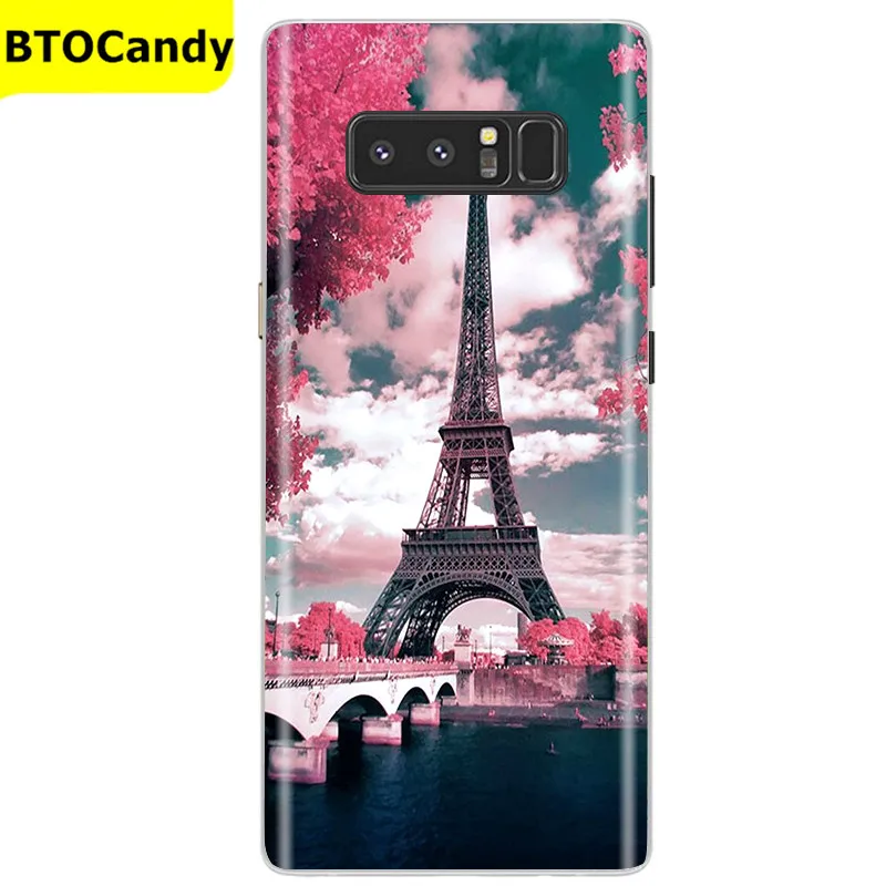 For Samsung Galaxy Note 8 Case N950F N950 Soft Tpu Silicone Case For Samsung Galaxy Note 8 Note8 Back Phone Cases Coque Fundas mous wallet Cases & Covers