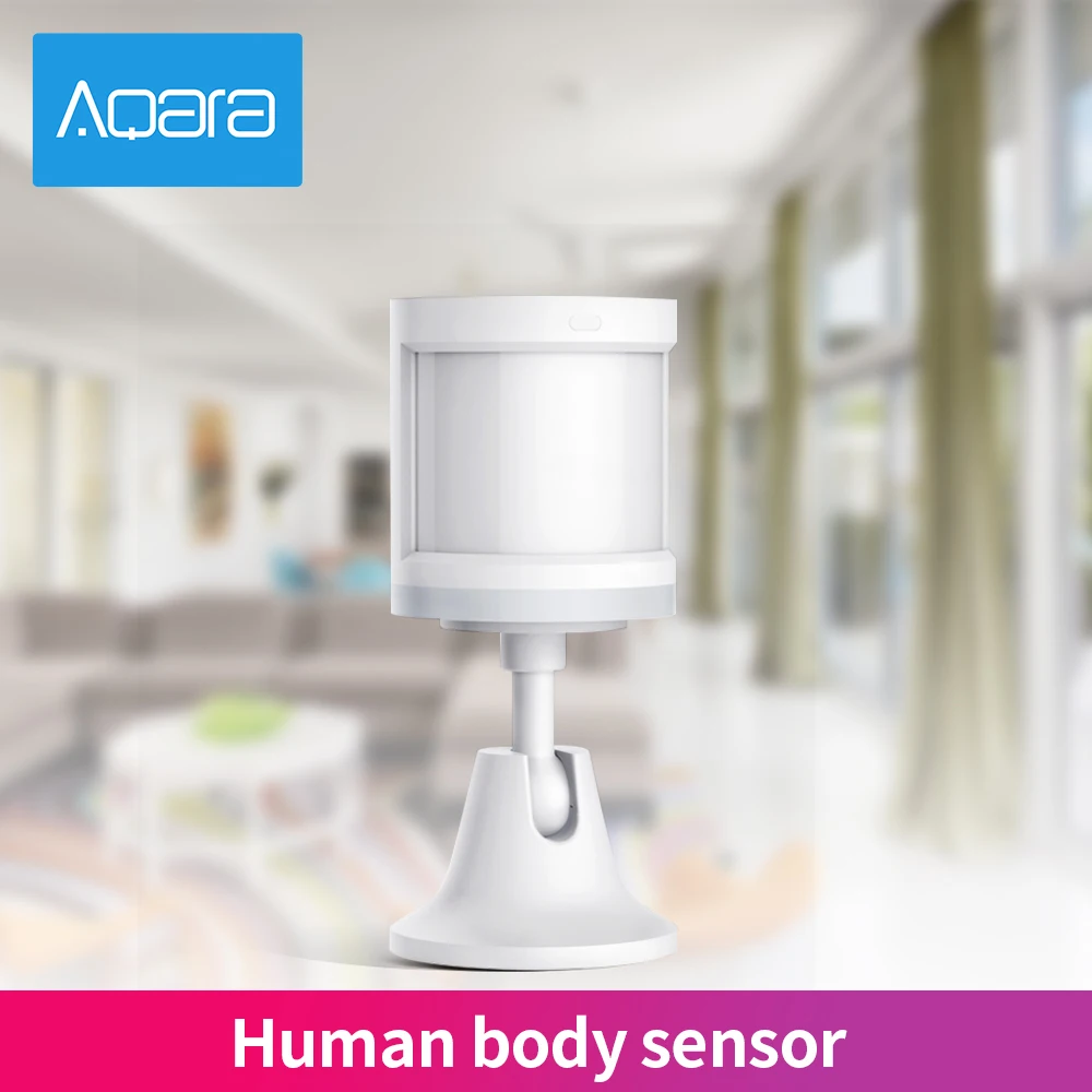 

Xiomi mijia Aqara zigbee Mini Wireless Human Body Motion Sensor Pir Motion Detector Wireless For Alarm System and Smart Home Au