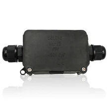 2 шт. домашний кабель Разъемы практичная муфта строительство сад Анти-УФ проводка провода электрические наружные распределительные коробки 2 пути