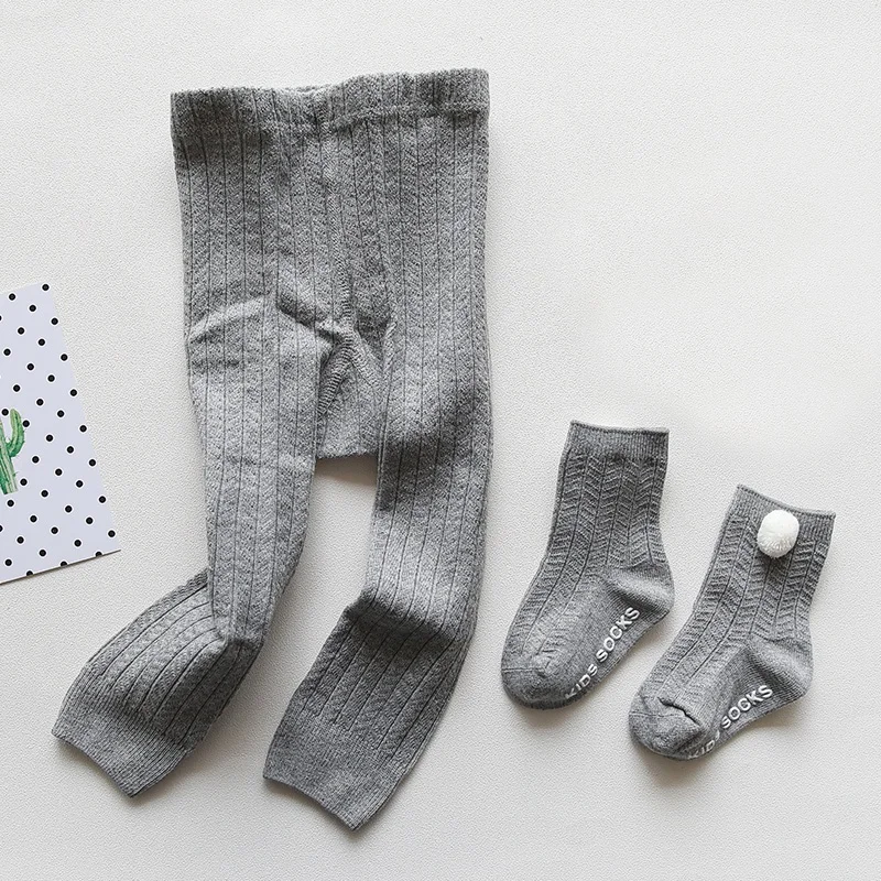 Autumn Cartoon Cute Baby Girl Tights Cotton Knitted Children's Stocking Baby Tights