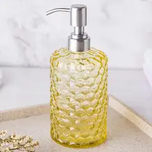 16 унций прозрачный стеклянный диспенсер для мыла-многоразовая жидкость для мытья рук, моющее средство для посуды, бутылка для лосьона, для шампуня JJJSN11404