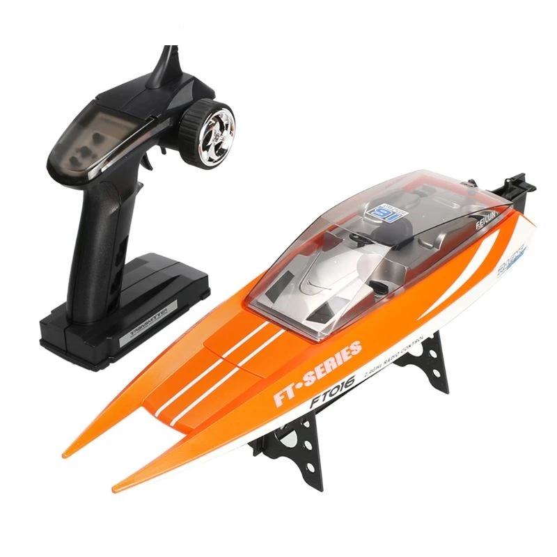 

FT016 2.4G 4CH Waterproof RC Boat High Speed 30km/h Racing Remote Control Boat Summer Toy Children Gift