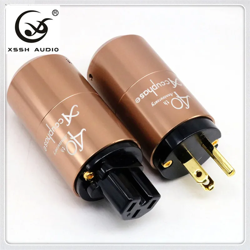 

XSSH/HIFI hi-end audio power US EU plug 15A 125A 250A conector IEC socket connector