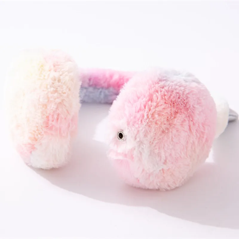 Tie-dye Unicorn Fluffy Headphones | Unilovers