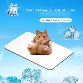 

Hamster Aluminum Ice Pad Cooling Bed Small Animal Cooling Supplies Rest Plate in Summer