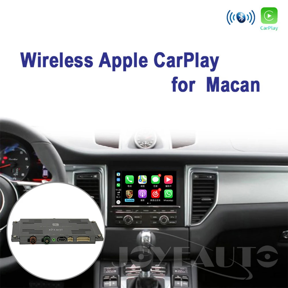 Joyeauto OEM беспроводной Apple CarPlay для Porsche PCM 3,1 Android Авто Cayenne Macan Cayman Panamera Boxster 718 991 911 автомобильный игровой - Цвет: for macan
