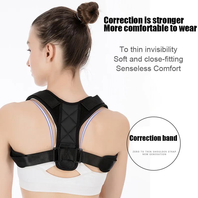 

High Quality Back Shoulder Posture Corrector Invisible Adult Kids Corset Spine Support Belt Brace M88