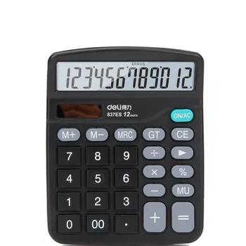 Zaawansowany profesjonalny duży ekran biznesowy kalkulator na baterię słoneczną kalkulator studencki przenośny kalkulator szkolne materiały biurowe tanie i dobre opinie CN (pochodzenie) 837ES 6 lat