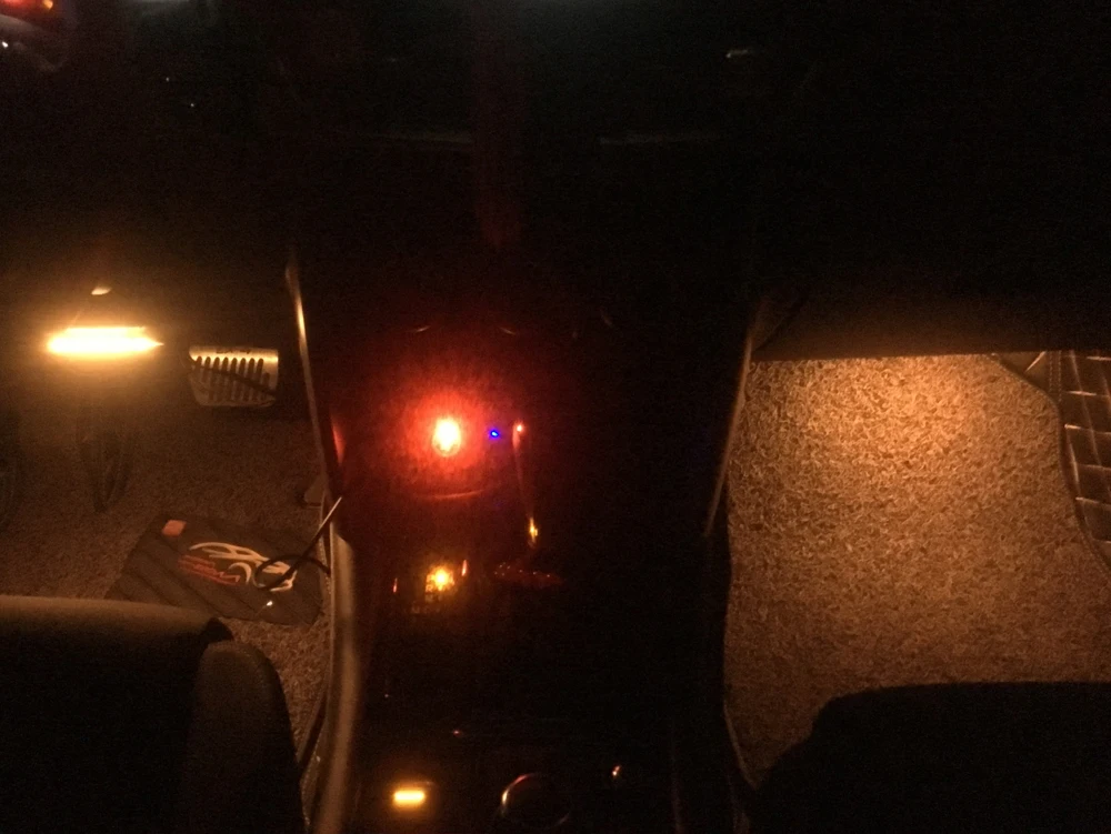 Автомобильная внутренняя лампа Светодиодная лента RGB Автомобильная атмосферная лампа для VW Passat B8 B6 Golf 4 5 7 атмосферная лампа декоративная лампа для ног
