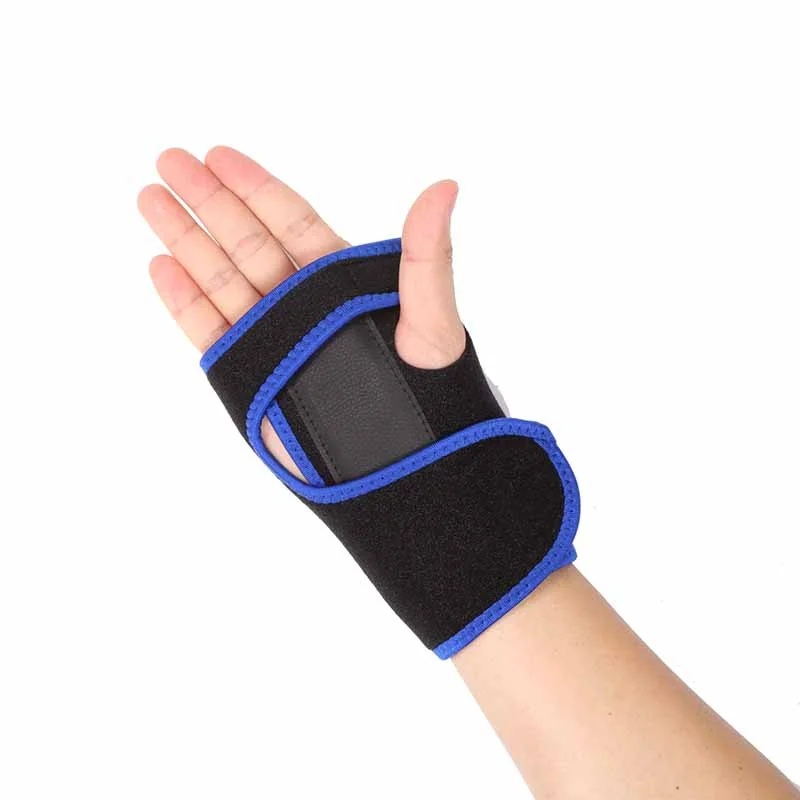 BLR Съемный регулируемый браслет стальной напульсник артрит Sprain Carpal тоннель шина обертывание протектор открытый - Цвет: BLR
