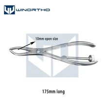 Зубчатые Зубчатые Щипцы 175 мм длинные ветеринарные ортопедические инструменты