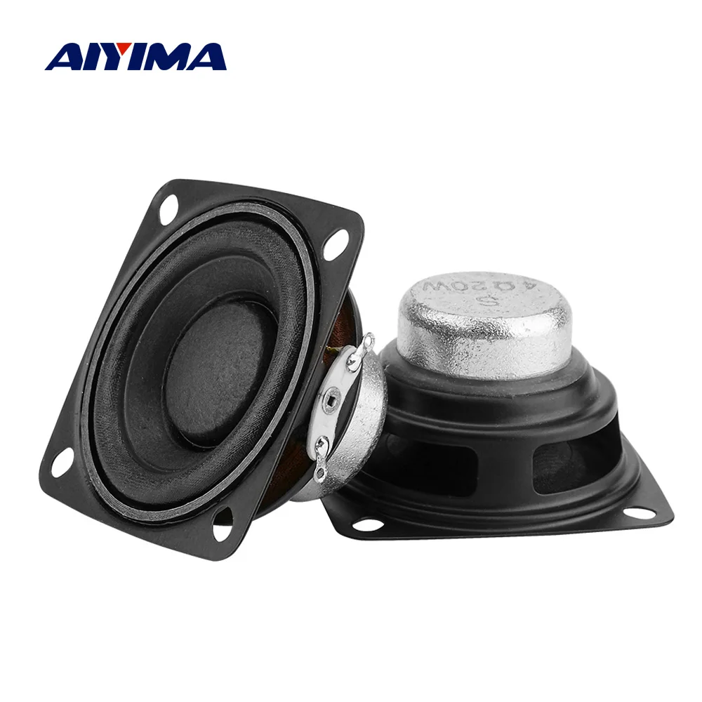 AIYIMA-Amplificador de sonido de 2 pulgadas, controlador de altavoz de rango completo, 4 Ohm, 10W, 15W, 20W, Radio, Altavoz Bluetooth, bricolaje, 2 uds.