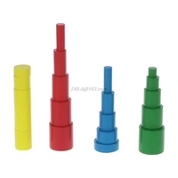 Popular Montessori Wooden Cylinders Educational Toys Kids Children Early Teaching Gift 1