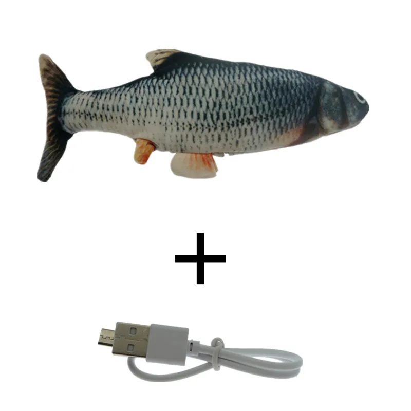 wonderfulstore Poisson flottant électrique en forme de poisson mobile de  30,5 cm - Jouet interactif en peluche pour chat (#11-étoile de mer  orientale + USB) : : Animalerie