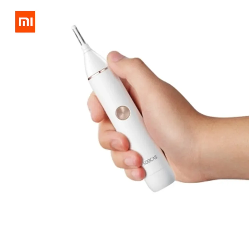  XIAOMI Mijia Soocas IPX5 waterproof Nose Hair Trimmer Eyebrow Clipper Sharp Blade Cordless Nasal Cl