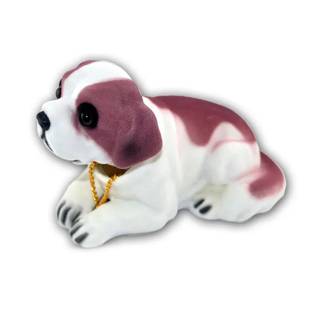 Car shaking head dog ornaments accessories pet dashboard dolls automatic shaking head toy nodding dog car interior decoration