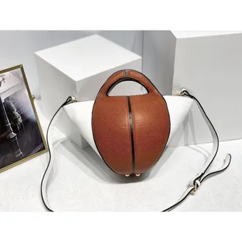 

Ladies hand bags Splicing basketball purse crossbody bag European and American fashion trend women shoulder bag bolsa feminina