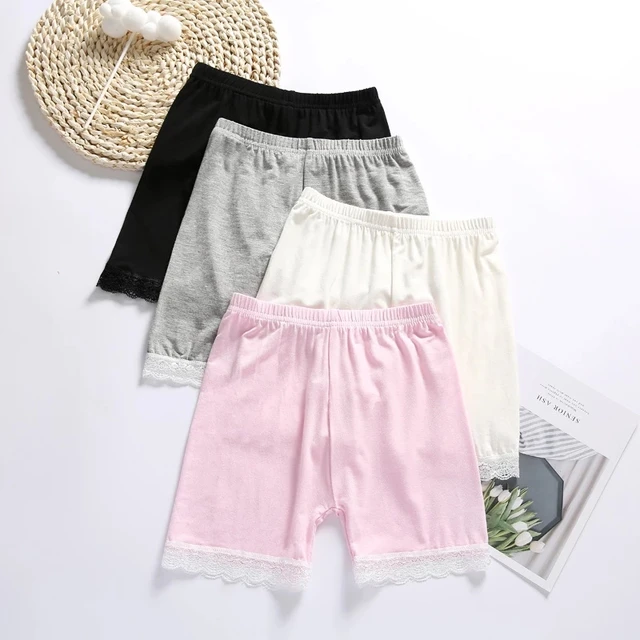 Summer Girls Shorts Top Quality Cotton Lace Safety Panties Baby Girl  Clothes Children Pants For 3-11Years Kids Short Underwear - AliExpress