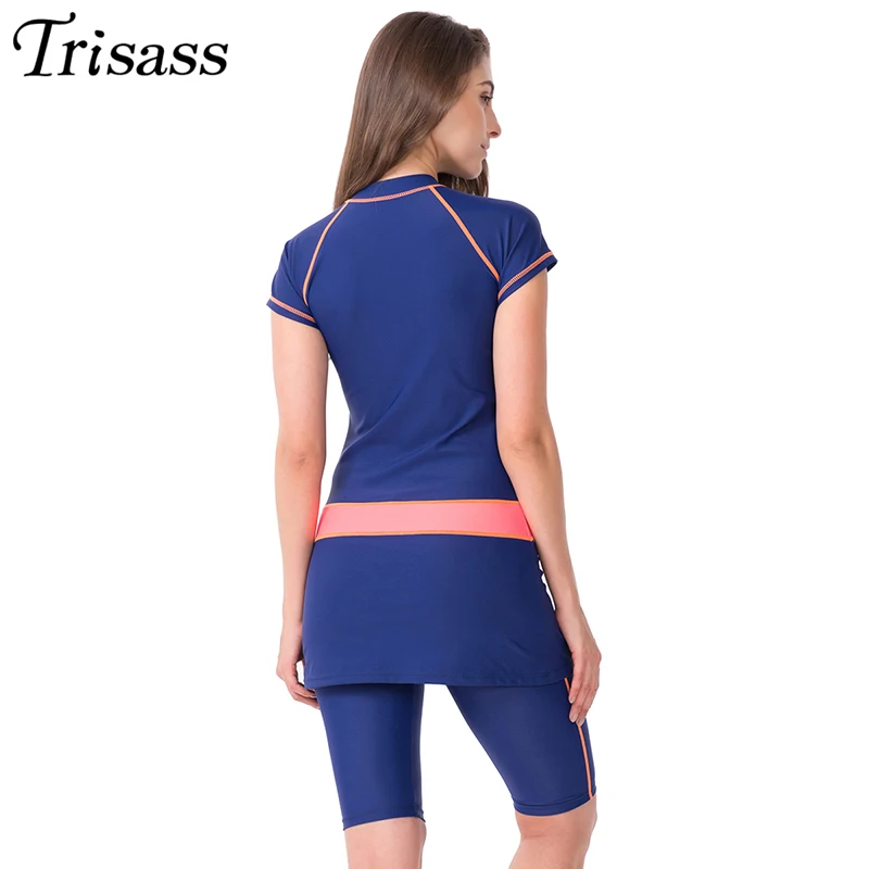 Trisass 2021 новый купальник из двух частей с юбкой для женщин спортивный костюм
