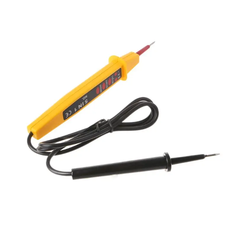 

5 In 1 Tester Voltage AC DC 0-500V Auto Electrical Pen Detector Test Pencil